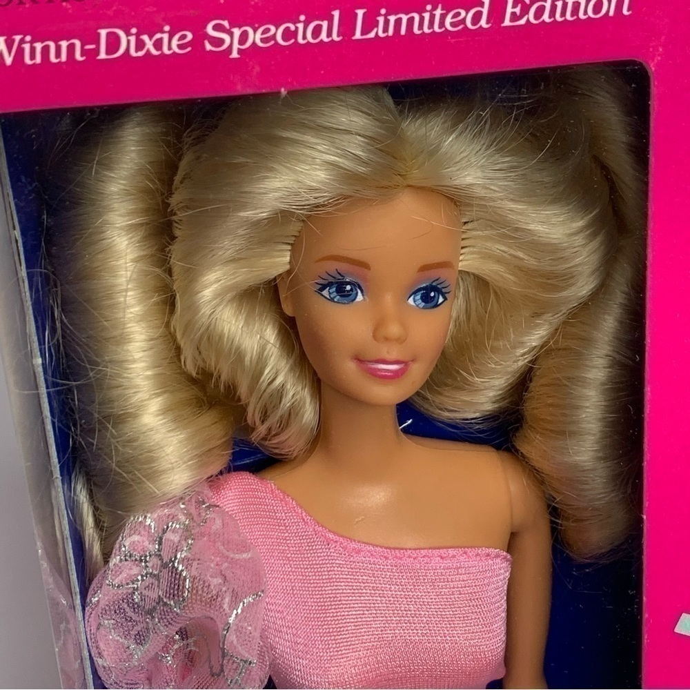 1989 Vintage Mattel Party Pink Barbie Winn-Dixie Special #7637 Sealed NRFB - Picture 8 of 10